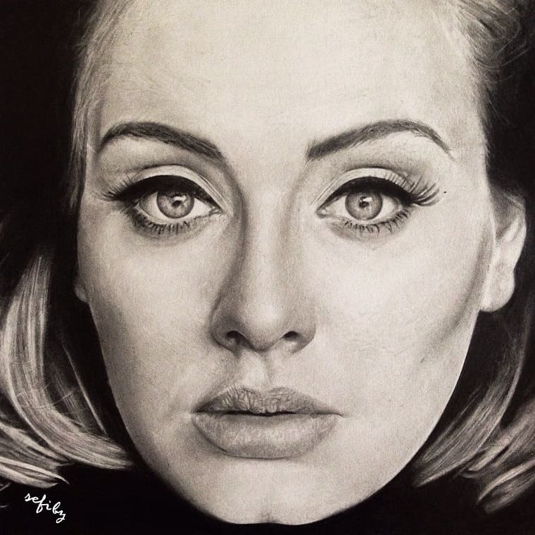 Black and White Art. Celebrity Pencil Drawings. - DesignFloat