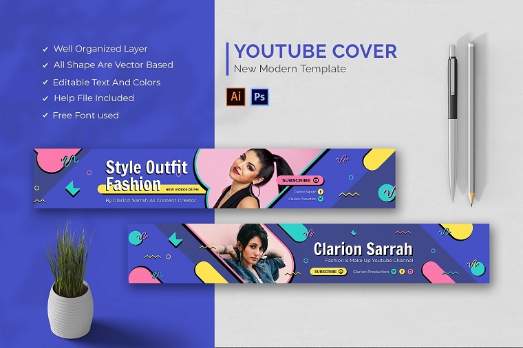 10 YouTube Cover Designs - DesignFloat